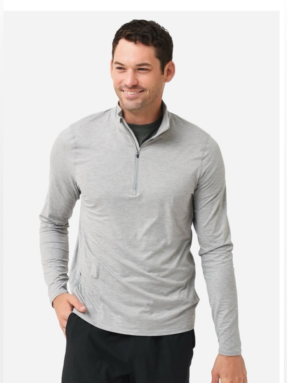 Vuori Men's Ease Performance 1/2 Zip, size S